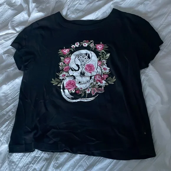 Vans floral skull t-shirt - Picture 1 of 3
